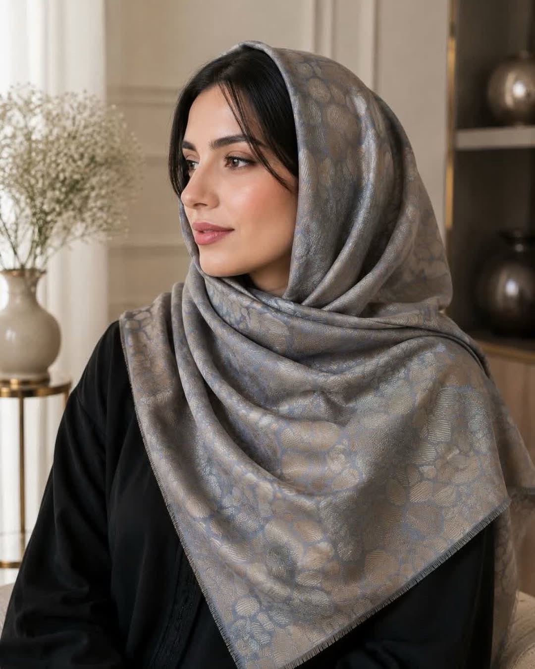 روسری فلوش درجه یک قواره ۱۴۰