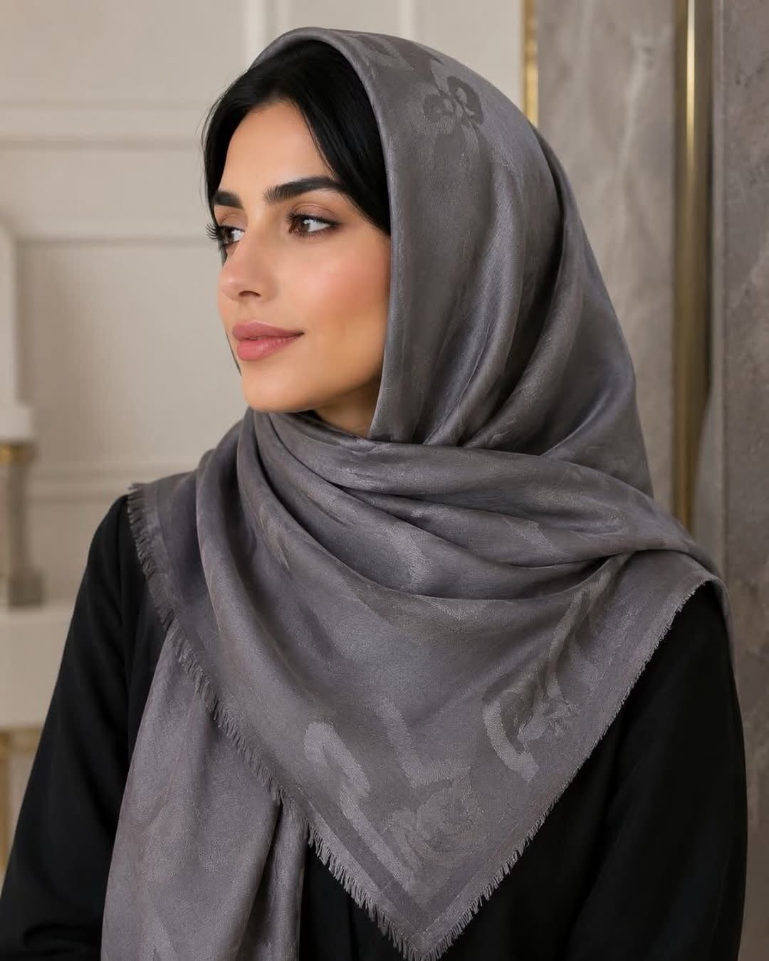 روسری ژاکارد با طراحی شیک قواره: ۱۴۰